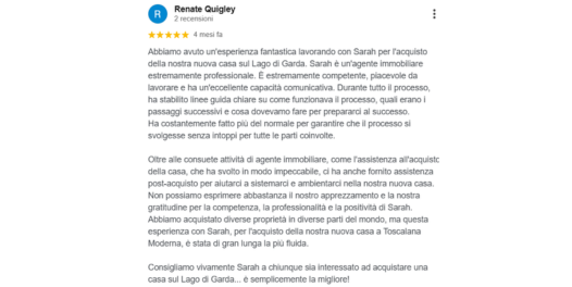 Recensione cliente 2