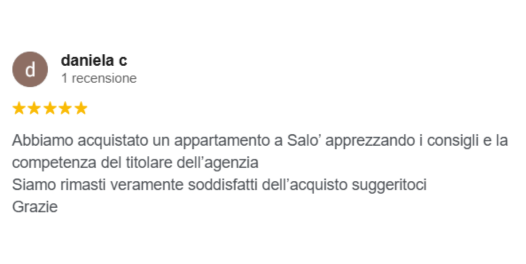 Recensione cliente 4