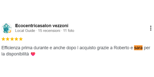Recensione cliente 6